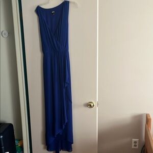 Elegant Blue Maxi Dress